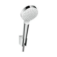 Душевой набор Hansgrohe Crometta 1jet EcoSmart, с держателем и шлангом 125 см, белый/хром (26568400) Душевой набор Hansgrohe Crometta 1jet EcoSmart, с держателем и шлангом 125 см, белый/хром (26568400)