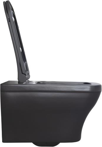 картинка Чаша подвесного унитаза Allen Brau Infinity 4.21011.31 черный матовый картинка Чаша подвесного унитаза Allen Brau Infinity 4.21011.31 черный матовый