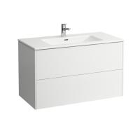 Модуль с раковиной Laufen Pro S 100 см, белый матовый, 2 выдвижных ящика (8.6496.2.260.104.1)