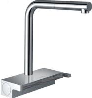 Смеситель для кухонной мойки Hansgrohe Aquno Select Керамический картридж, цвет Хром (73836000) Смеситель для кухонной мойки Hansgrohe Aquno Select Керамический картридж, цвет Хром (73836000)