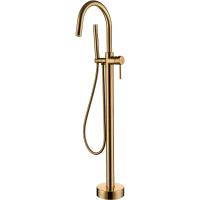Напольный смеситель для ванны с душем Boheme Uno Matt Gold 469-MG Напольный смеситель для ванны с душем Boheme Uno Matt Gold 469-MG