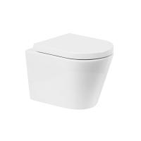 Унитаз подвесной безободковый BelBagno FLAY-R+BB105SC Унитаз подвесной безободковый BelBagno FLAY-R+BB105SC