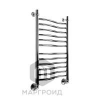 Полотенцесушитель водяной Маргроид Волна Премиум форма лесенка 100х50, цвет Хром (BолнаП10050)