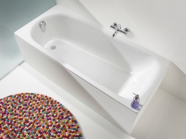 картинка Ванна стальная Kaldewei SANIFORM PLUS 1500х700х410, Easy clean, alpine white, без ножек картинка Ванна стальная Kaldewei SANIFORM PLUS 1500х700х410, Easy clean, alpine white, без ножек