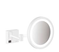 Косметическое зеркало Hansgrohe AddStoris Подвесной, Белый (41790700) Косметическое зеркало Hansgrohe AddStoris Подвесной, Белый (41790700)