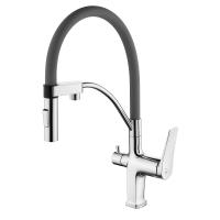 Смеситель Lemark Comfort LM3074C-Gray для кухни с подключением к фильтру с питьевой водой Смеситель Lemark Comfort LM3074C-Gray для кухни с подключением к фильтру с питьевой водой