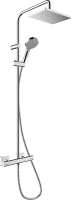 ДУШЕВАЯ КОЛОННА HANSGROHE VERNIS SHAPE SHOWERPIPE 230 1JET ECOSMART С ТЕРМОСТАТОМ 26097000 ХРОМ ДУШЕВАЯ КОЛОННА HANSGROHE VERNIS SHAPE SHOWERPIPE 230 1JET ECOSMART С ТЕРМОСТАТОМ 26097000 ХРОМ