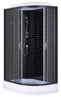 Душевая кабина Loranto 120х80х215 поддон 20 см черный кирпичный узор, серое стекло 4мм профиль черный (CS-66120-20L GB 120) Душевая кабина Loranto 120х80х215 поддон 20 см черный кирпичный узор, серое стекло 4мм профиль черный (CS-66120-20L GB 120)