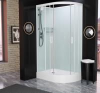 Душевая кабина Frank F418L White без крыши левосторонняя	100х80х200 см