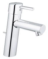 Смеситель для раковины Grohe Concetto Керамический картридж со сливным гарнитуром Хром (23450001)