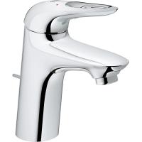 Смеситель для раковины Grohe Eurostyle New Керамический картридж со сливным гарнитуром Хром (33558003)
