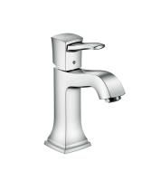 Смеситель для раковины Hansgrohe Metropol Classic Керамический картридж со сливным гарнитуром Хром (31300000)
