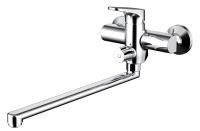 Смеситель для ванны Bravat Eler с длинным изливом, Хром (F6191238CP-01L-RUS ) Смеситель для ванны Bravat Eler с длинным изливом, Хром (F6191238CP-01L-RUS )