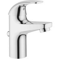 Смеситель для раковины Grohe BAU Curve Керамический картридж со сливным гарнитуром Хром (32805000) Смеситель для раковины Grohe BAU Curve Керамический картридж со сливным гарнитуром Хром (32805000)