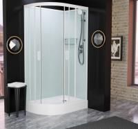 Душевая кабина Frank F418R White без крыши правосторонняя	100х80х200 см