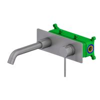 Смеситель для раковины встроенный Timo Saona 2371/18SM черное золото Смеситель для раковины встроенный Timo Saona 2371/18SM черное золото