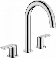 Смеситель для раковины Hansgrohe Vernis Shape Керамическая кран-букса со сливным гарнитуром Хром (71563000) Смеситель для раковины Hansgrohe Vernis Shape Керамическая кран-букса со сливным гарнитуром Хром (71563000)