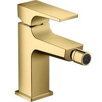 Смеситель для биде Hansgrohe Metropol Керамический картридж со сливным гарнитуром Золото (32520990) Смеситель для биде Hansgrohe Metropol Керамический картридж со сливным гарнитуром Золото (32520990)
