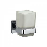 Стакан для зубных щёток Jaquar Kubix Prime, с держателем, хром (AKP-CHR-35741P) Стакан для зубных щёток Jaquar Kubix Prime, с держателем, хром (AKP-CHR-35741P)
