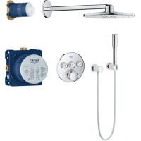 Душевой комплект Grohe Rainshower SmartActive с термостатом Хром (34705000) Душевой комплект Grohe Rainshower SmartActive с термостатом Хром (34705000)