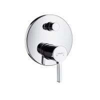 Смеситель для ванны Hansgrohe Metris S, однорычажный, внешняя часть (31465000) Смеситель для ванны Hansgrohe Metris S, однорычажный, внешняя часть (31465000)