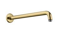 Держатель верхнего душа Hansgrohe настенный, 39 см полированное золото (27413990) Держатель верхнего душа Hansgrohe настенный, 39 см полированное золото (27413990)