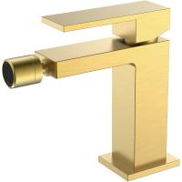 Смеситель для биде Boheme Qubic Matt Gold 476-MG Смеситель для биде Boheme Qubic Matt Gold 476-MG