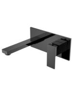 Cмеситель для раковины из стены Boheme Qubic Shine Gun Metal 475-SGM Cмеситель для раковины из стены Boheme Qubic Shine Gun Metal 475-SGM