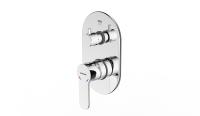 Смеситель для ванны с душем Bravat двухфункциональный New Moon P69191C-2-RUS