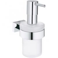 Дозатор жидкого мыла Grohe Essentials Cube Подвесной, Хром (40756001) Дозатор жидкого мыла Grohe Essentials Cube Подвесной, Хром (40756001)