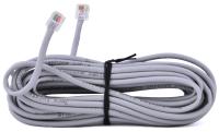 Кабель SAWO INN-R15 RJ12 для подключения пульта модели S 15м для сауны или бани Кабель SAWO INN-R15 RJ12 для подключения пульта модели S 15м для сауны или бани