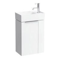Модуль под раковину Kartell by laufen 44,5х27,5х61,5 см, глянцевый белый, 1 дверь, 1 стеклянная полка Модуль под раковину Kartell by laufen 44,5х27,5х61,5 см, глянцевый белый, 1 дверь, 1 стеклянная полка