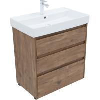 Тумба под раковину Aquanet Nova Lite 75 дуб рустикальный (3 ящика) Тумба под раковину Aquanet Nova Lite 75 дуб рустикальный (3 ящика)