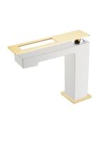 Смеситель Q для умыв. низ. WhiteGold Смеситель Q для умыв. низ. WhiteGold
