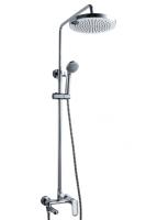 Душевая колонна Bravat OPAL со смесителем для ванны, поворотный излив, хром (F6125183CP-A3-RUS) Душевая колонна Bravat OPAL со смесителем для ванны, поворотный излив, хром (F6125183CP-A3-RUS)