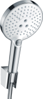 Душевой набор Hansgrohe Raindance Select S 120 3jet с держателем и шлангом 160 см, белый/хром (26721400) Душевой набор Hansgrohe Raindance Select S 120 3jet с держателем и шлангом 160 см, белый/хром (26721400)