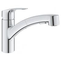 Смеситель для кухонной мойки Grohe Eurosmart New Керамический картридж, цвет Хром (30305001) Смеситель для кухонной мойки Grohe Eurosmart New Керамический картридж, цвет Хром (30305001)