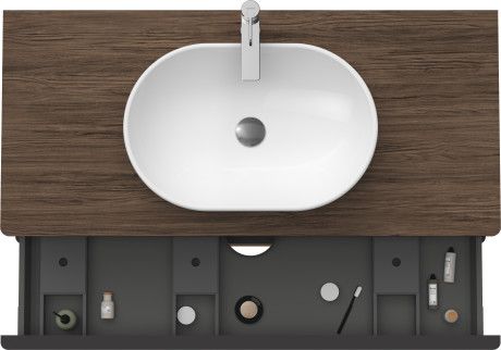 картинка Тумба подвесная Duravit D-Neo темный орех 1200х550 (DE496902121) картинка Тумба подвесная Duravit D-Neo темный орех 1200х550 (DE496902121)