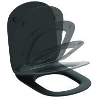 Крышка-сиденье для унитаза Ideal Standard Tesi с микролифтом, черное (T3527V3) Крышка-сиденье для унитаза Ideal Standard Tesi с микролифтом, черное (T3527V3)