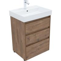 Тумба под раковину Aquanet Nova Lite 60 дуб рустикальный (3 ящика) Тумба под раковину Aquanet Nova Lite 60 дуб рустикальный (3 ящика)