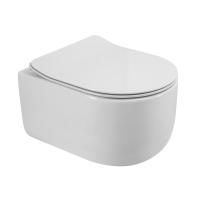 Чаша подвесного безободкового унитаза Belbagno со смывом TORNADO BelBagno SOFT-TOR BB084CH-TOR Чаша подвесного безободкового унитаза Belbagno со смывом TORNADO BelBagno SOFT-TOR BB084CH-TOR