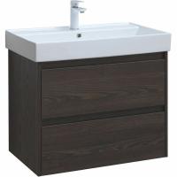 Тумба под раковину Aquanet Nova Lite 75 дуб черный (2 ящика) Тумба под раковину Aquanet Nova Lite 75 дуб черный (2 ящика)