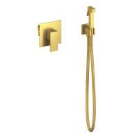 Смеситель встроенный с гигиеническим душем Timo Selene 2089/17SM золото матовое Смеситель встроенный с гигиеническим душем Timo Selene 2089/17SM золото матовое