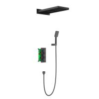 Душевая система встроенная с термостатом Timo Petruma SX-5039/03SM черный Душевая система встроенная с термостатом Timo Petruma SX-5039/03SM черный