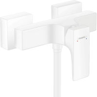 Смеситель для душа Metropol, однорычажный, ВМ, белый матовый Hansgrohe 32560700 Смеситель для душа Metropol, однорычажный, ВМ, белый матовый Hansgrohe 32560700