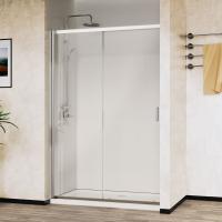 Душевая дверь City VDS-5CT130CL, 1300, хром, стекло прозрачное
