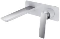 Смеситель для раковины встроенный Timo Helmi 4071/00-16SM хром-белый Смеситель для раковины встроенный Timo Helmi 4071/00-16SM хром-белый