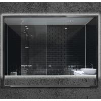 Зеркало Vallessi прямоугольное 80*80 с полочкой антрацит Зеркало Vallessi прямоугольное 80*80 с полочкой антрацит