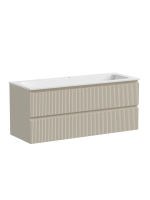 Тумба подвесная SANCOS Snob T 1195х445х500, c двумя ящиками оснащенными доводчиками, Beige Soft, арт.SNT120CE Тумба подвесная SANCOS Snob T 1195х445х500, c двумя ящиками оснащенными доводчиками, Beige Soft, арт.SNT120CE