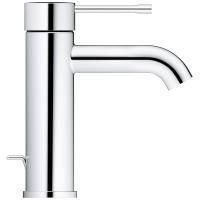 Смеситель для раковины Grohe Essence+ Керамический картридж со сливным гарнитуром Хром (23589001) Смеситель для раковины Grohe Essence+ Керамический картридж со сливным гарнитуром Хром (23589001)